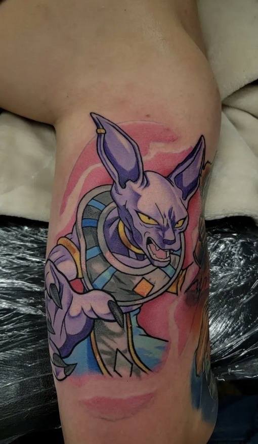 Detailed black and grey tattoo work by Sean
