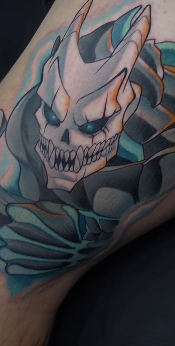 Custom tattoo piece completed by Sean